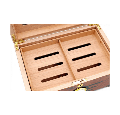 Tray of wooden cigar box
